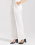 TEXTURED WIDE LEG PANTS